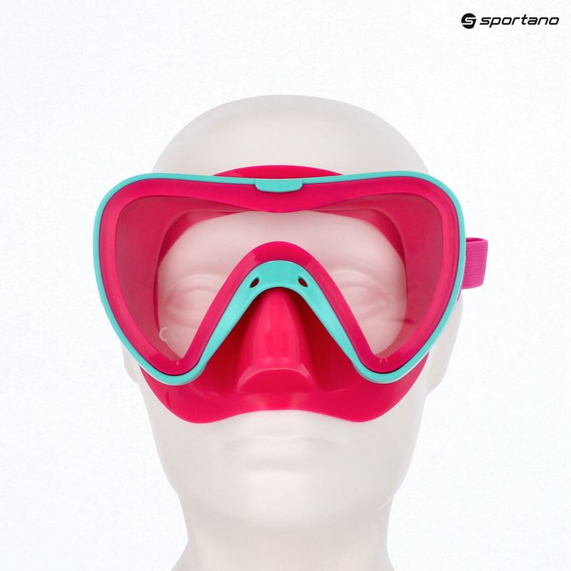 Gyerek snorkeling maszk Mares Turtle aqua/pink 4