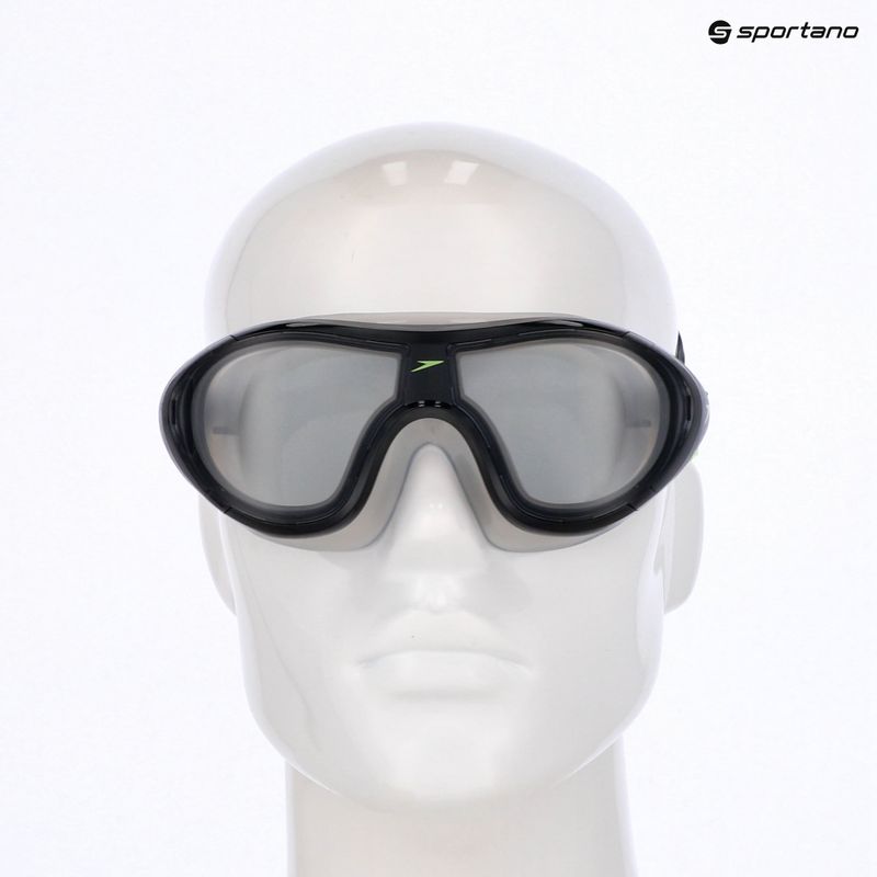 Speedo Biofuse 2.0 fekete / acél úszómaszk 9