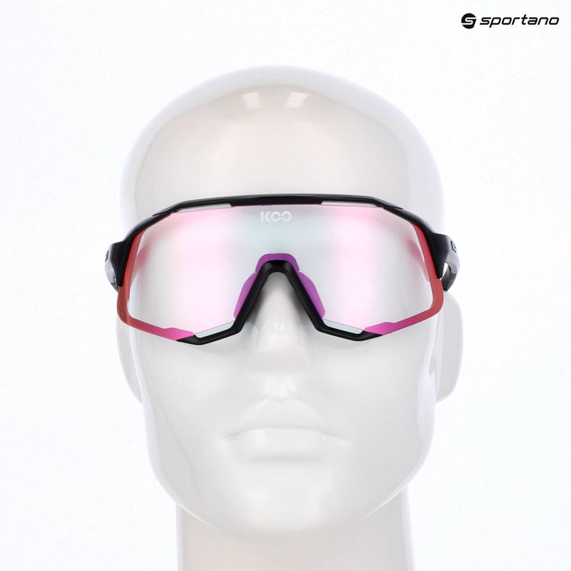 Napszemüveg Koo Demos black/photochromic fuchsia 6