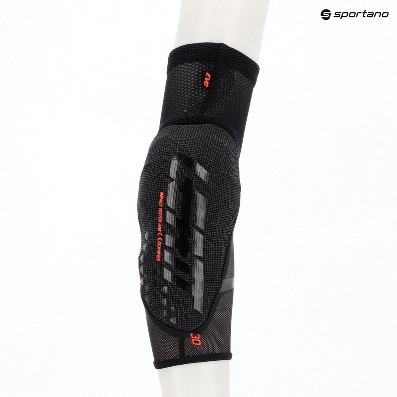 Gyermek kerékpáros könyökvédők Leatt 3DF 5.0 Evo Jr black 4