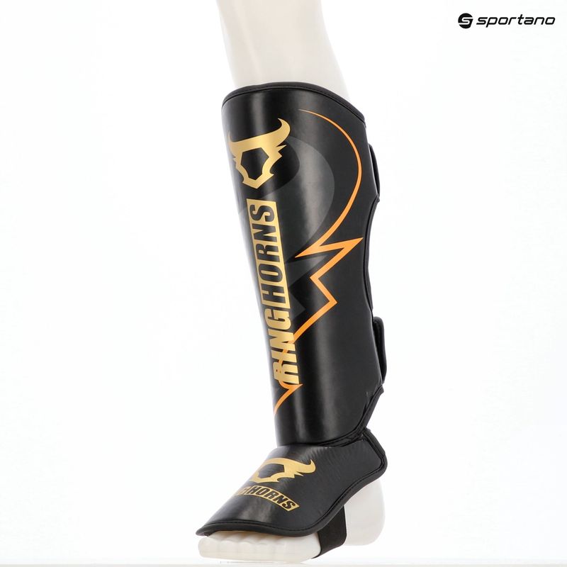 Sípcsont- és lábfejvédők Venum Ringhorns Charger Shin black/gold 7