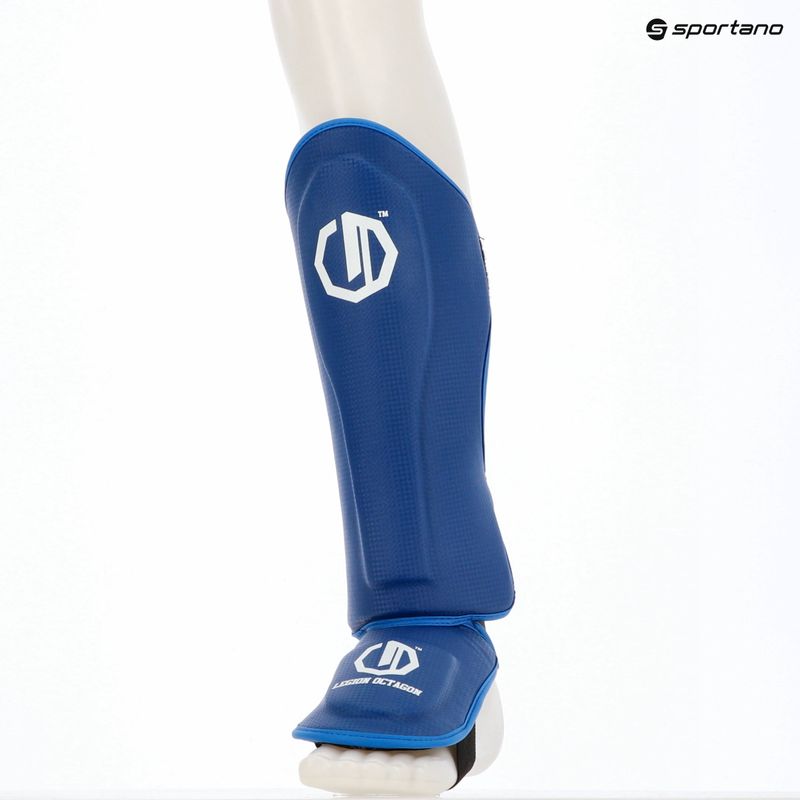 Sípcsont- és lábfejvédő Octagon Legion Kevlar blue 12