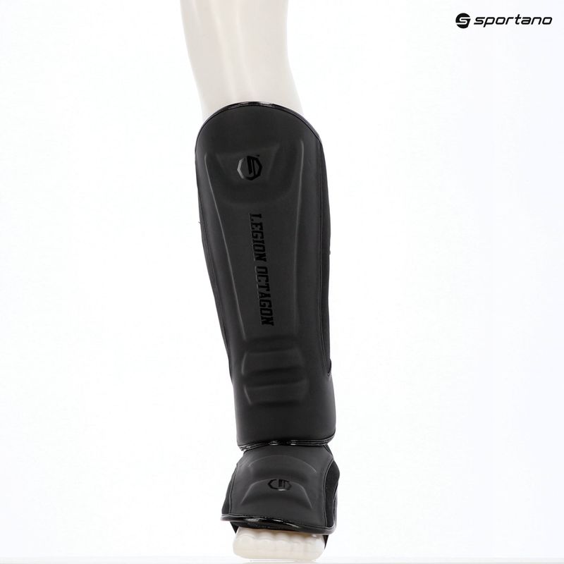 Sípcsont- és lábfejvédők Octagon Legion Enforcer black 12