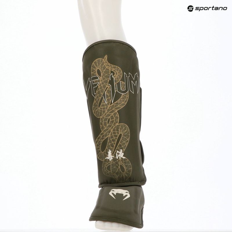 Sípcsont- és lábvédők Venum Serpenti khaki/bronze/ivory 7