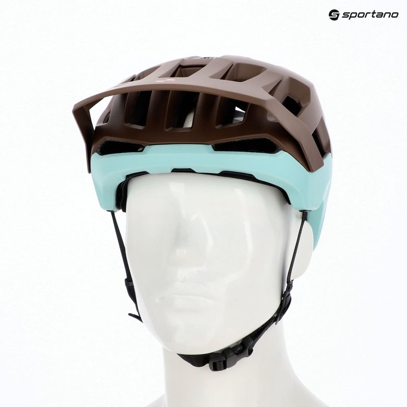 Kerékpáros sisak POC Kortal Race MIPS bronzite brown matt/lazurite blue matt 14