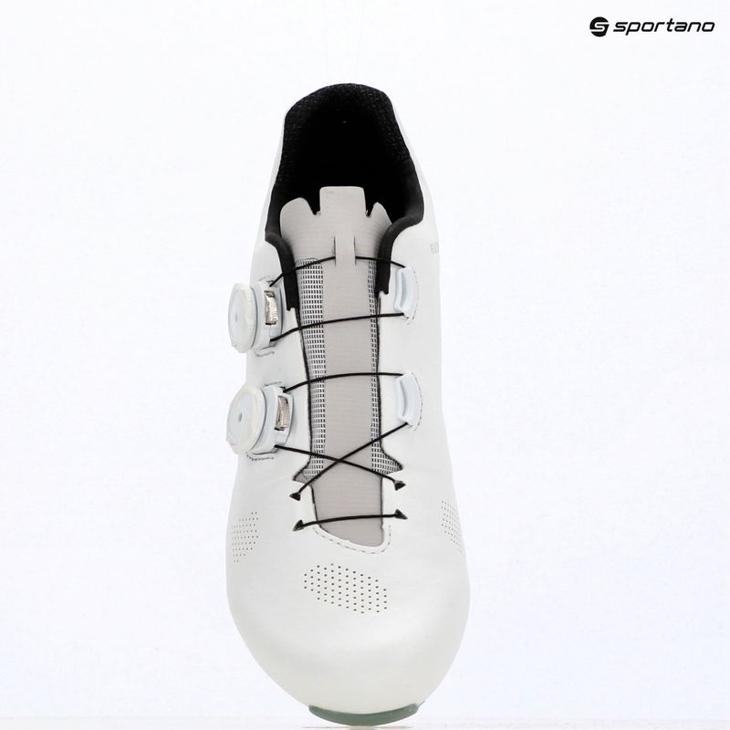Férfi országúti kerékpáros cipő Northwave Revolution white/light grey 13