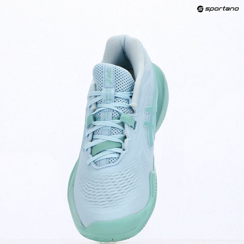 Női teniszcipő ASICS Gel-Resolution X Clay light blue/oasis green 14