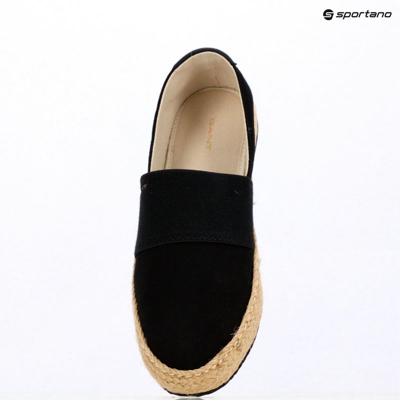 Női espadrille GANT Raffiaville black 16
