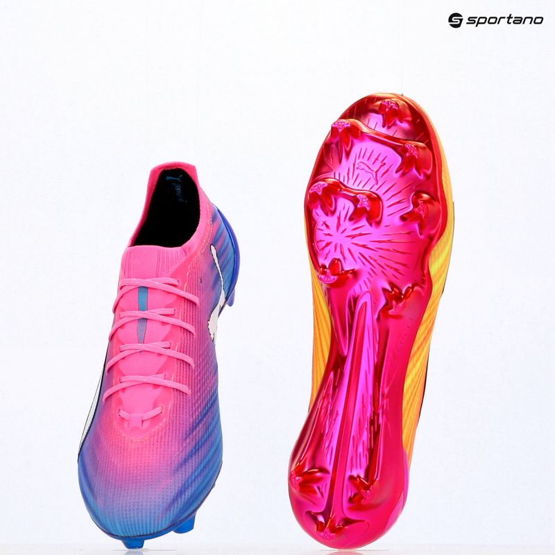 Futballcipő PUMA Ultra 6 Ultimate FG poison pink/puma white/sun stream/bright aqua/puma black 18