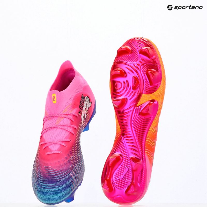 Futballcipő PUMA Future 9 Ultimate FG poison pink/puma wht/sun stream/bright aqua/puma blk 15