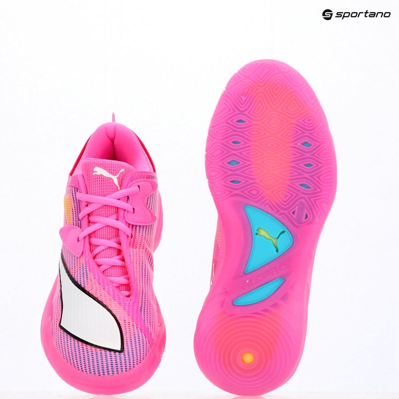 Kosárlabda cipő PUMA All-Pro NITRO 2 Showtime poison pink/bright aqua/lime squeeze 17