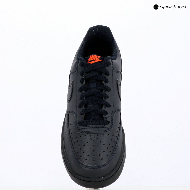 Férfi cipők Nike Court Vision Low Next Nature dark obsidian/picante red/dark obsidian 14
