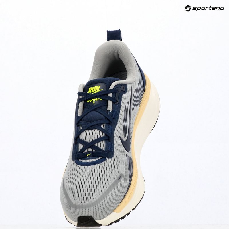 Férfi futócipők Nike Vomero 18 wolf grey/pewter/sail/midnight navy 15
