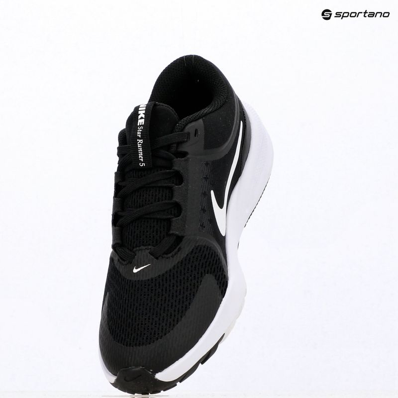 Nike Star Runner 5 racer fekete/fehér/fehér cipő 9
