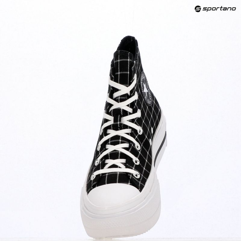 Női tornacipő Converse Chuck Taylor All Star Lift Double Stack Hi black/white 9