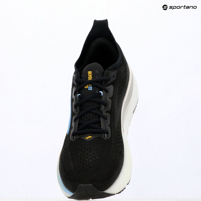 Férfi futócipők Brooks Glycerin GTS 23 black/cyber yellow/nightlife 9