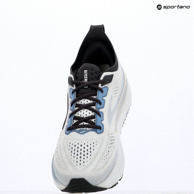 Férfi futócipők Brooks Glycerin GTS 23 white/rain/baltic sea 9
