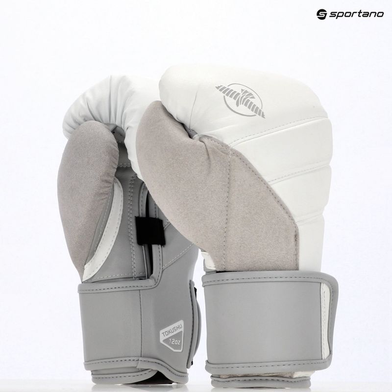 Hayabusa T3 fehér/szürke bokszkesztyű 8