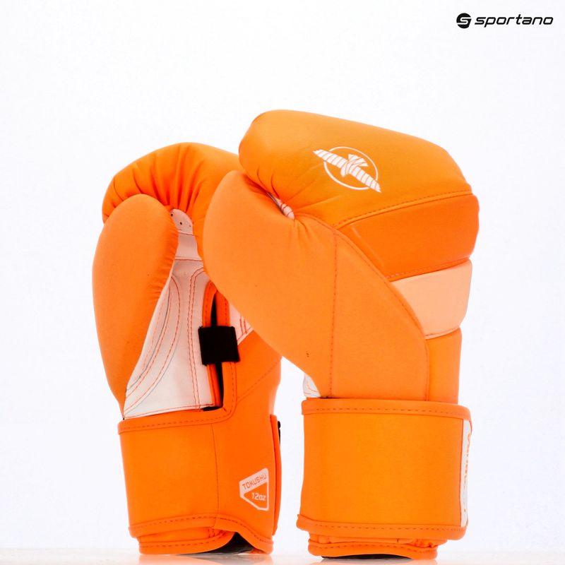 Hayabusa T3 Neon neon narancssárga bokszkesztyű 8