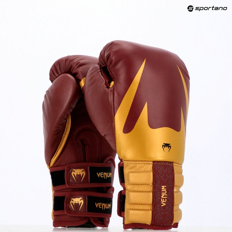 Venum Reverso Boxing kesztyű piros/arany 10