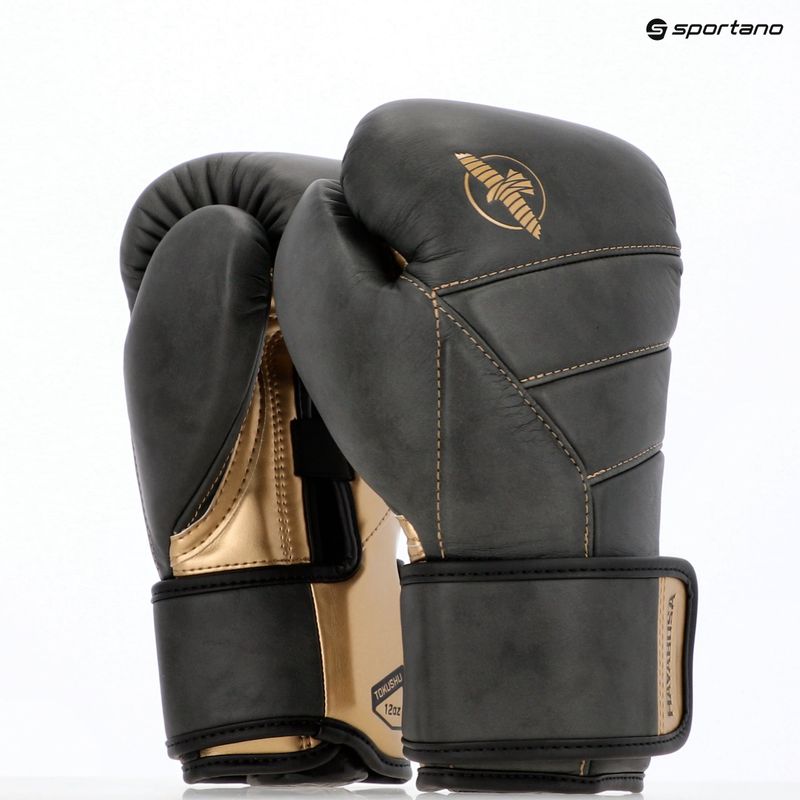 Boxkesztyű Hayabusa T3 LX Vintage black/gold 14