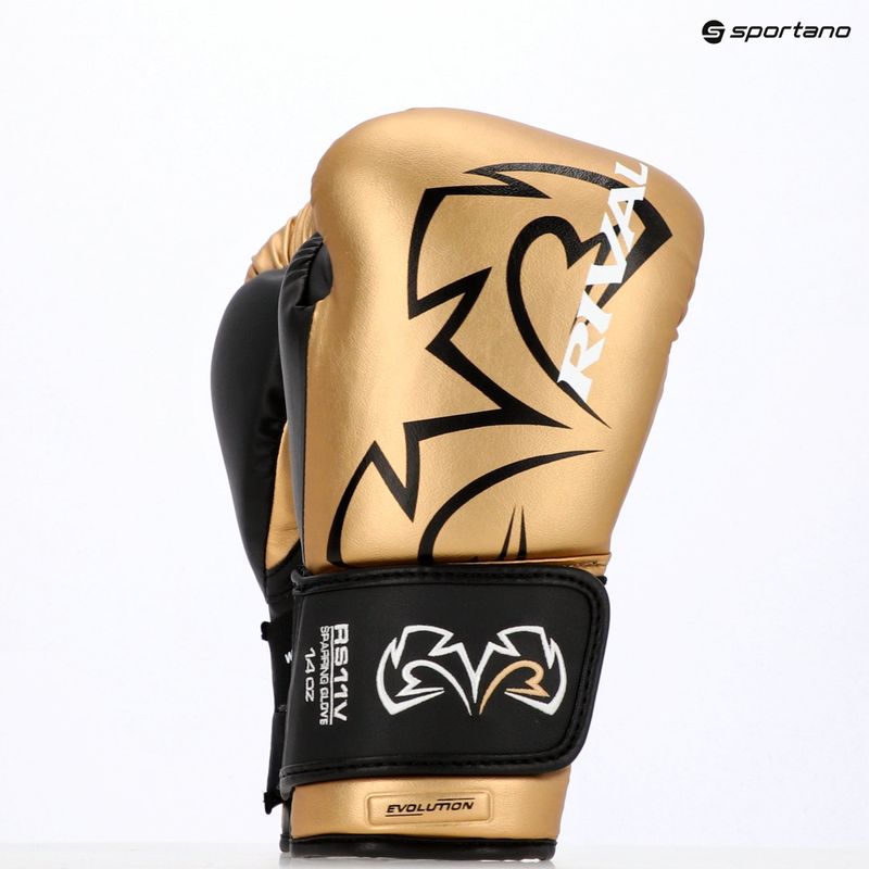 Boxkesztyű Rival RS11V Evolution gold 14