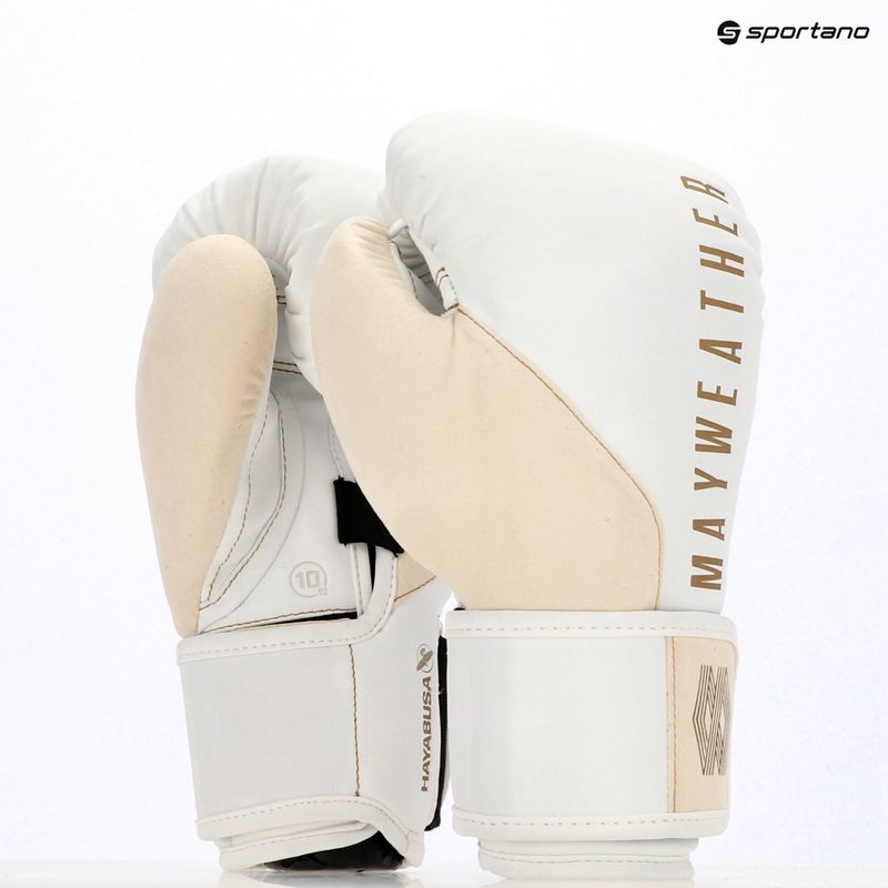 Hayabusa Mayweather Champ fehér/arany bokszkesztyű 8