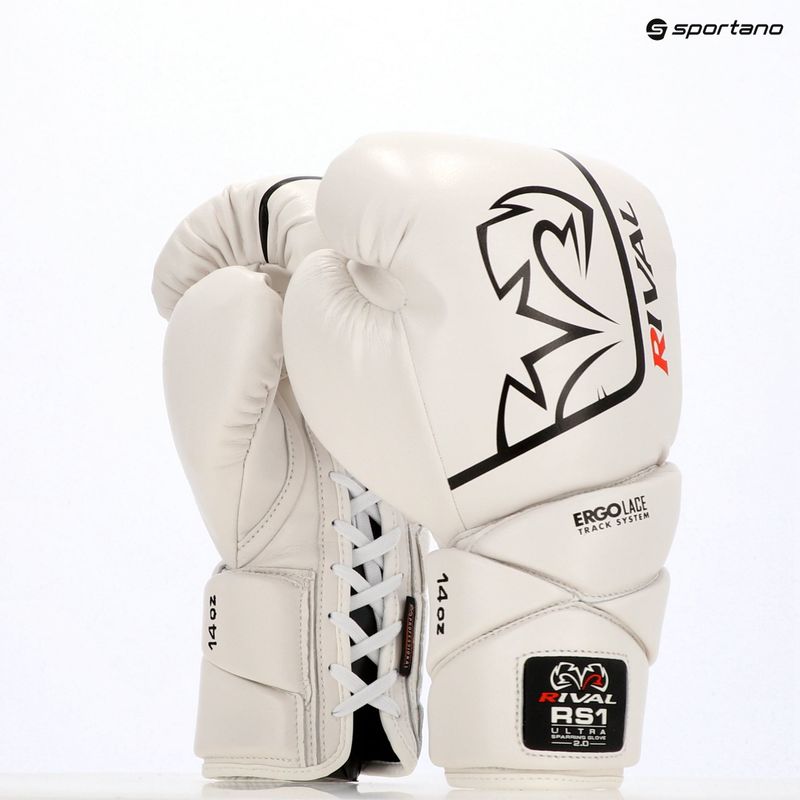 Boxkesztyű Rival RS1 Ultra Sparring 2.0 white 11