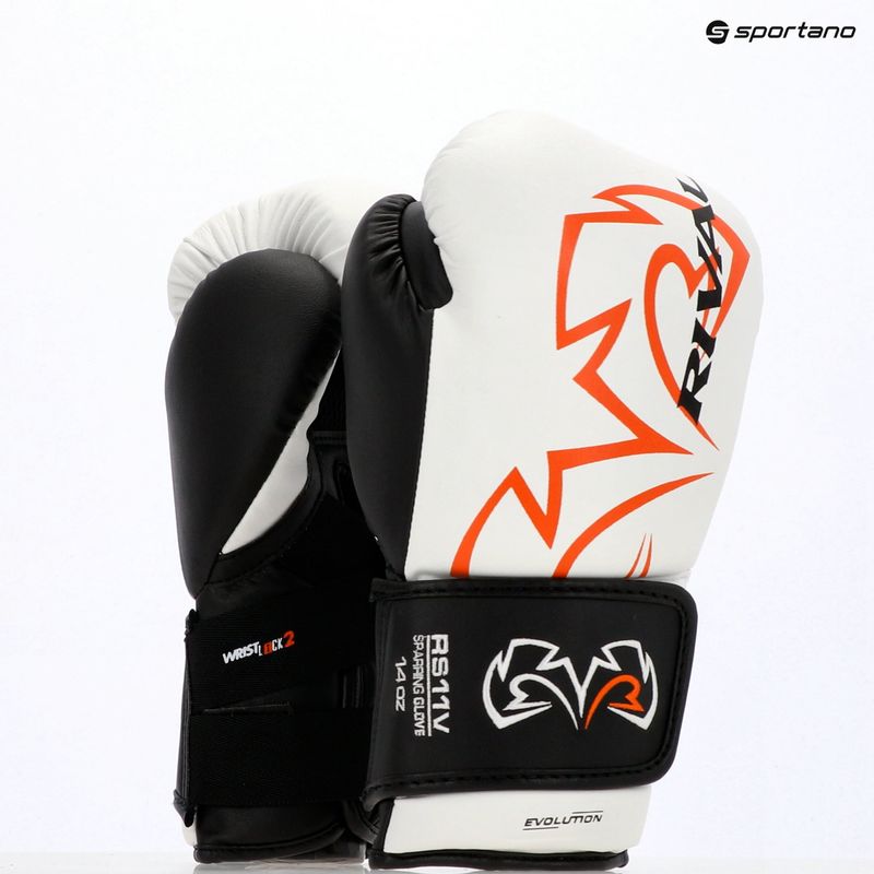 Rival RS11V Professional fehér bokszkesztyű 9