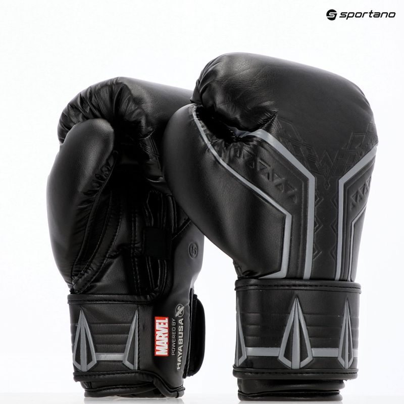 Hayabusa Black Panther bokszkesztyű fekete 19