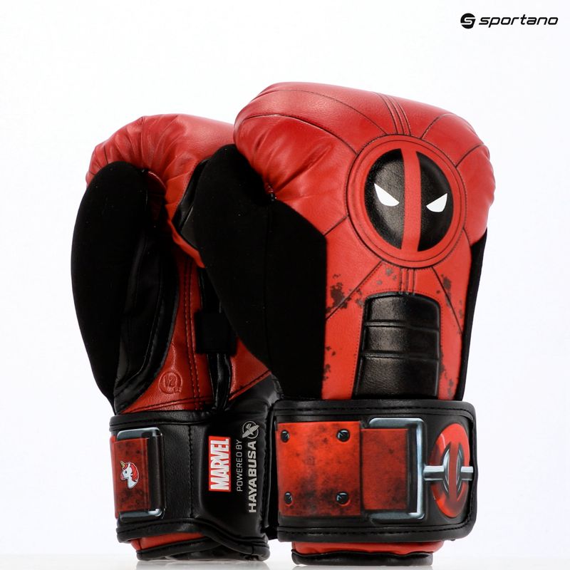 Hayabusa Deadpool piros/fekete bokszkesztyű 13