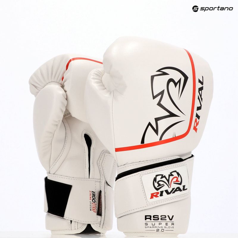 Boxkesztyű Rival Super Sparring 2.0 white 12