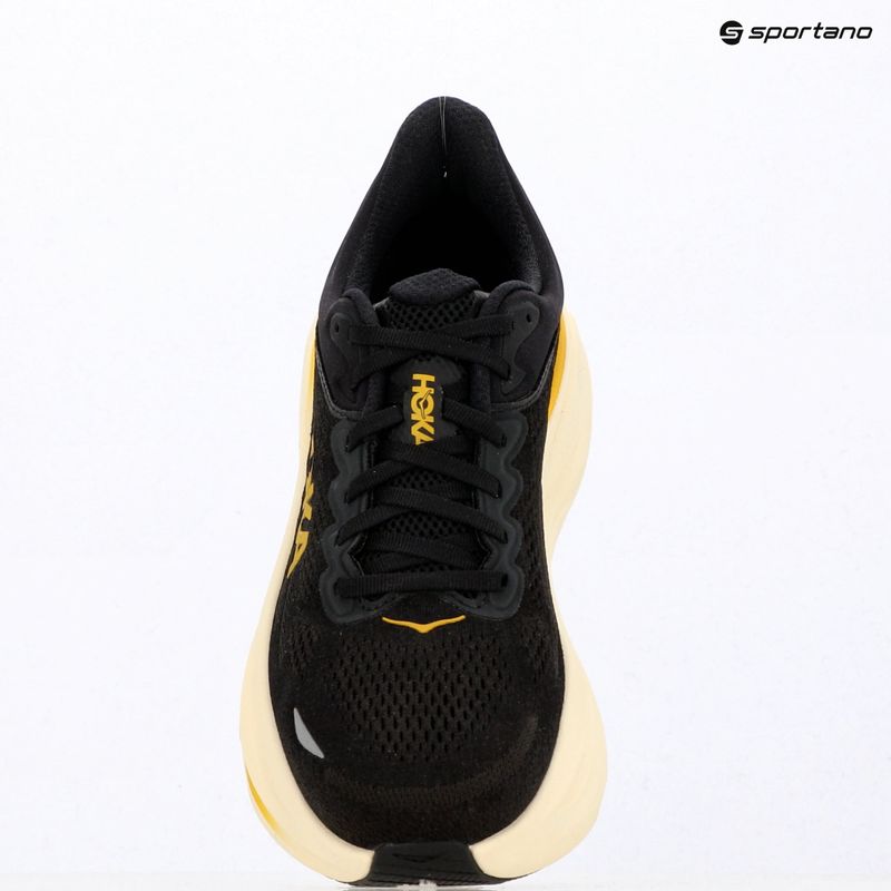 Férfi futócipők Hoka Bondi 9 carbon black/yellow gold 9