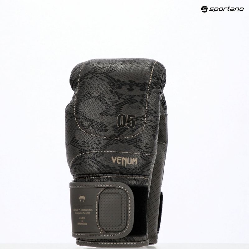 Bokszkesztyűk Venum Impact Evo Scales Boxing dark grey 6