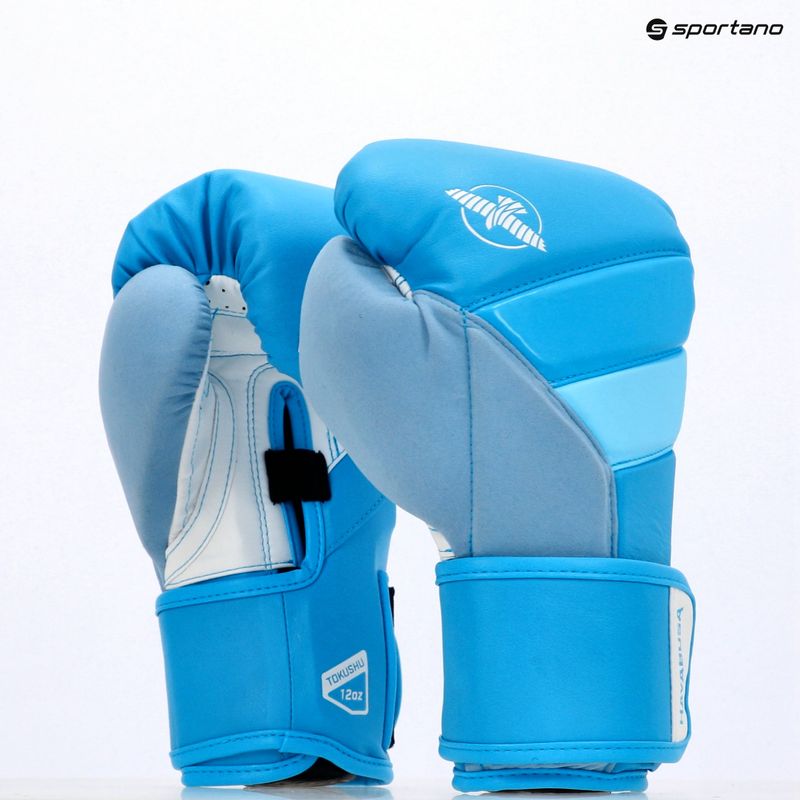 Hayabusa T3 Neon neon kék bokszkesztyű 7