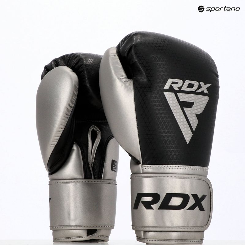 Boxkesztyű RDX L2 Mark Pro Sparring Boxing Hook & Loop silver 11