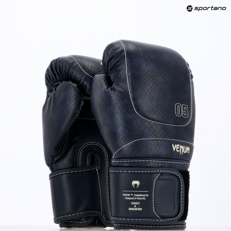 Bokszkesztyűk Venum Impact Evo Scales Boxing midnight blue 8