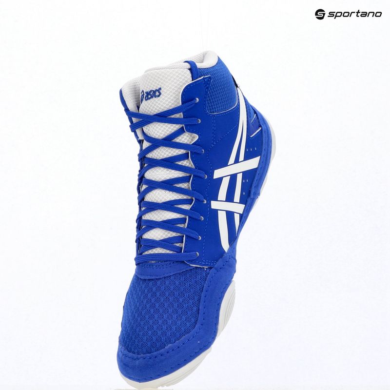 Birkózócipő ASICS Snapdown 4 neon blue/white 9