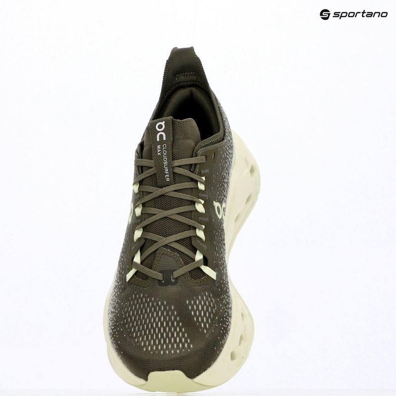 Férfi futócipő On Cloudsurfer Max Wide olive/seedling 9