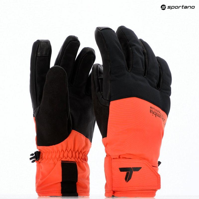 Férfi túrakesztyű Columbia PowBound zing/black 3