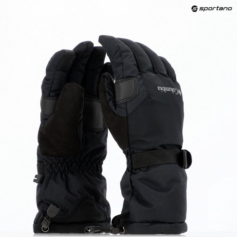 Férfi túrakesztyűk Columbia Arctic Slope Sleeker black 9