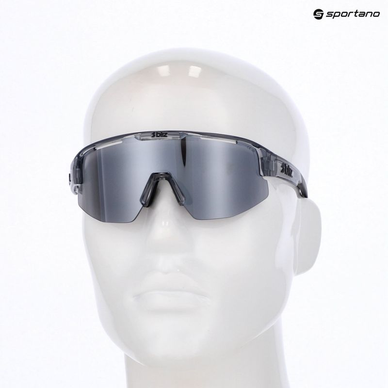 Napszemüveg Bliz Matrix Small crystal black/smoke/silver mirror 8