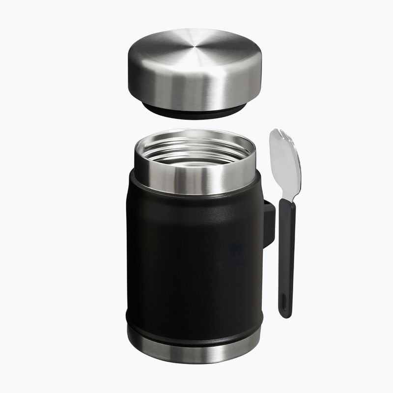 Stanley Legendary Food Jar + Spork 400 ml fekete 2.0 ételhordó termosz 3