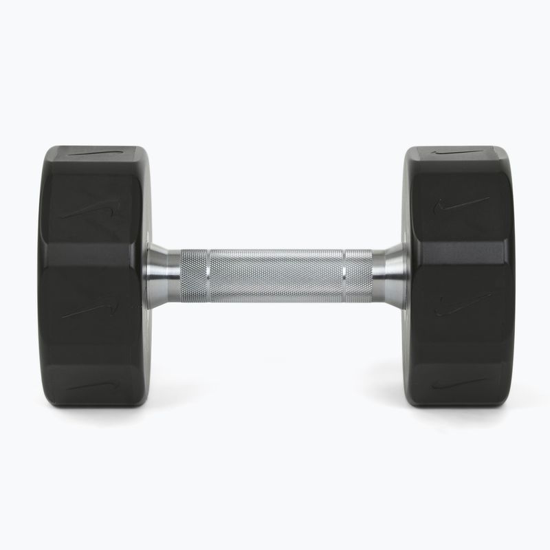 Krómozott kézisúlyzó Nike Strength Pro Urethane Dumbbell 12 kg black/white 3