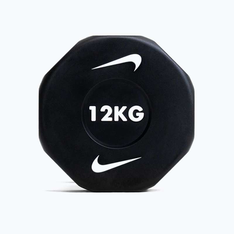 Krómozott kézisúlyzó Nike Strength Pro Urethane Dumbbell 12 kg black/white 7