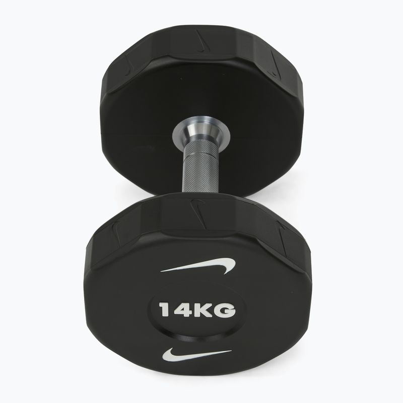 Krómozott kézisúlyzó Nike Strength Pro Urethane Dumbbell 14 kg black/white 2
