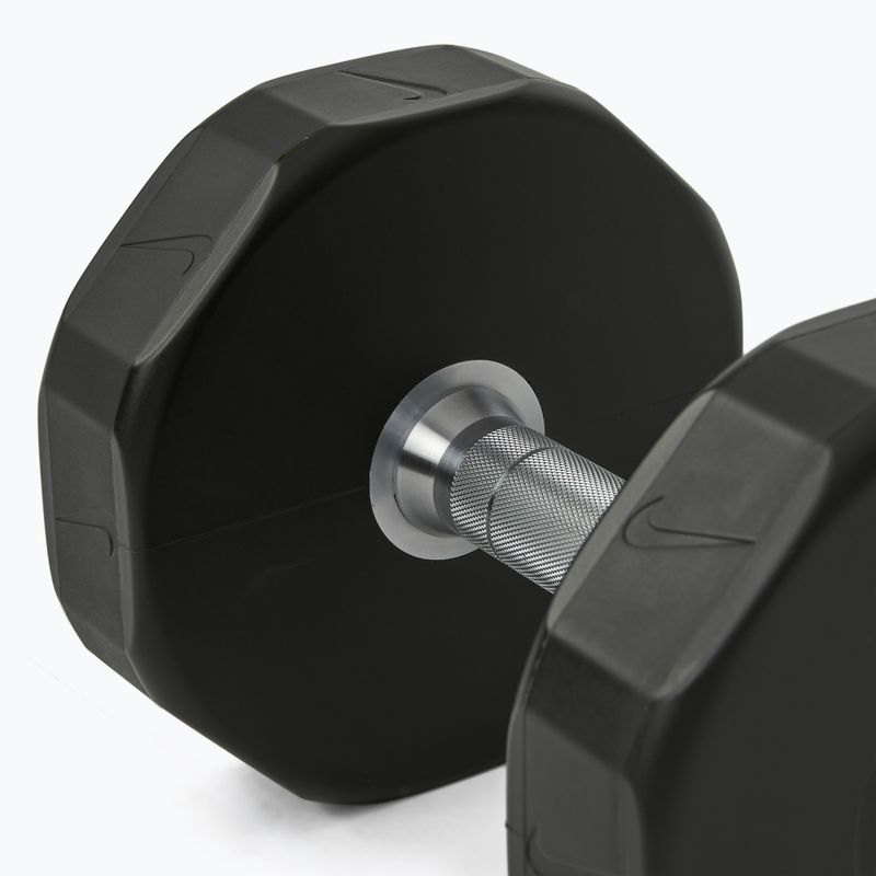 Krómozott kézisúlyzó Nike Strength Pro Urethane Dumbbell 14 kg black/white 4