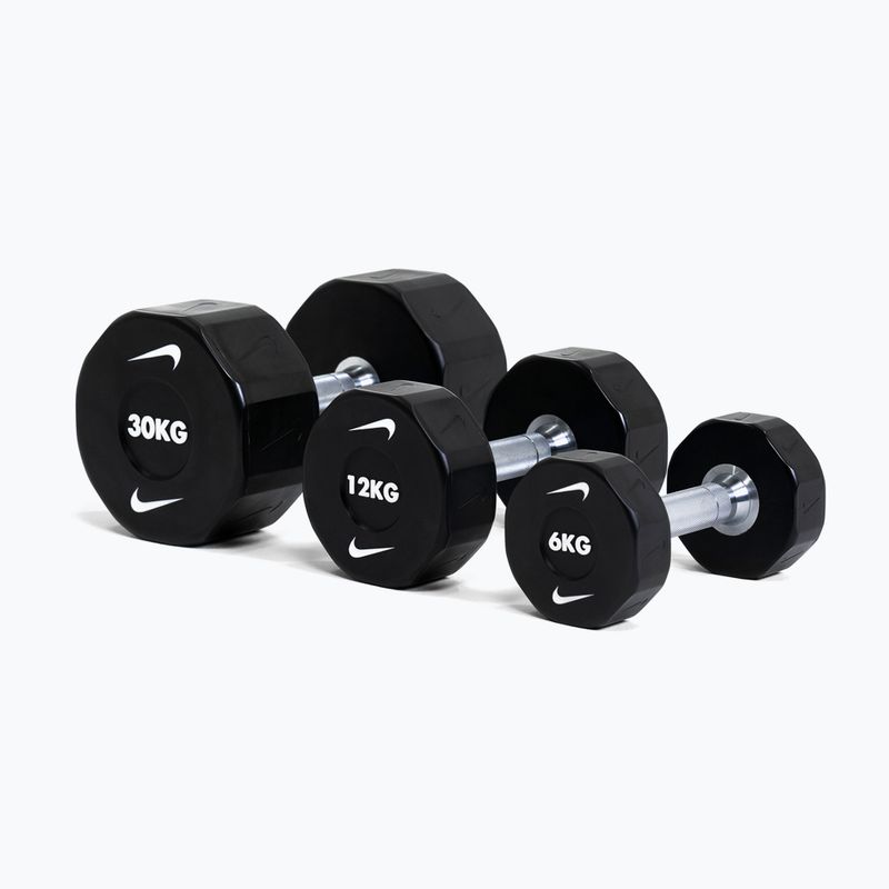 Krómozott kézisúlyzó Nike Strength Pro Urethane Dumbbell 14 kg black/white 5