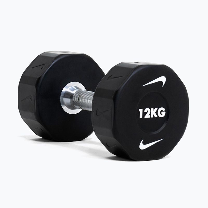 Krómozott kézisúlyzó Nike Strength Pro Urethane Dumbbell 14 kg black/white 8