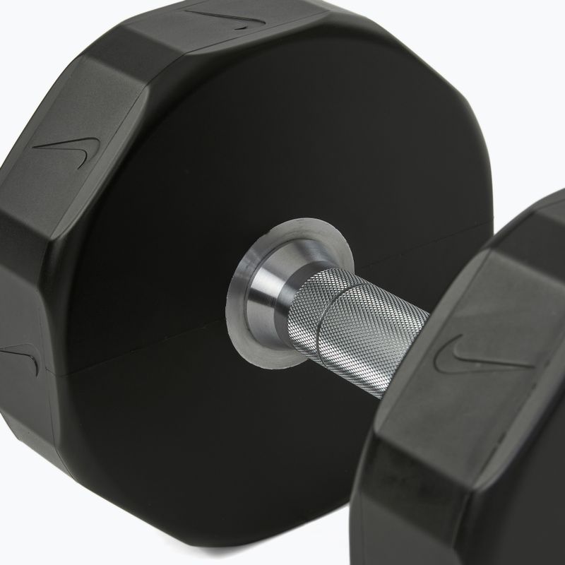 Krómozott kézisúlyzó Nike Strength Pro Urethane Dumbbell 16 kg black/white 4